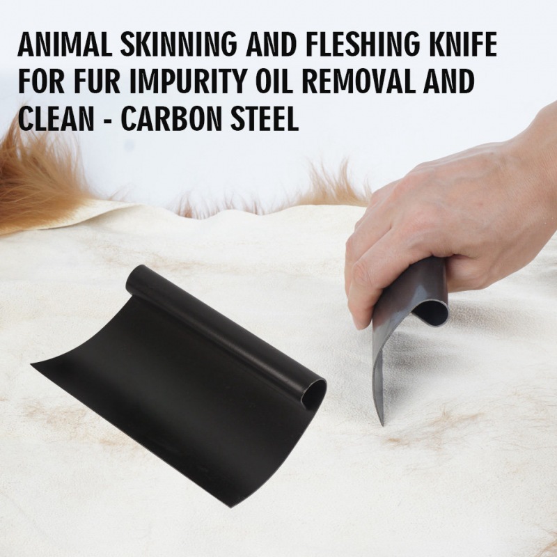 Animal Skinning and Fleshing Knife for Fur Impurity Oil Removal and Clean-1pc