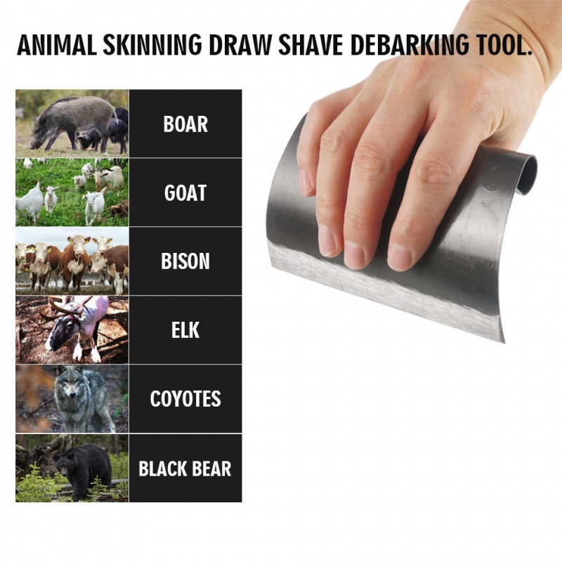 Animal Skinning and Fleshing Knife for Fur Impurity Oil Removal and Clean-1pc