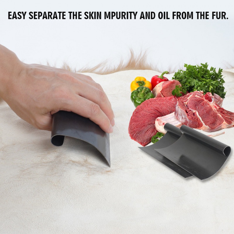 Animal Skinning and Fleshing Knife for Fur Impurity Oil Removal and Clean-1pc