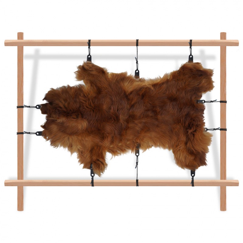 Animal Skinning Drying Frame Clip Tools(10 clips & 10-meter rope)