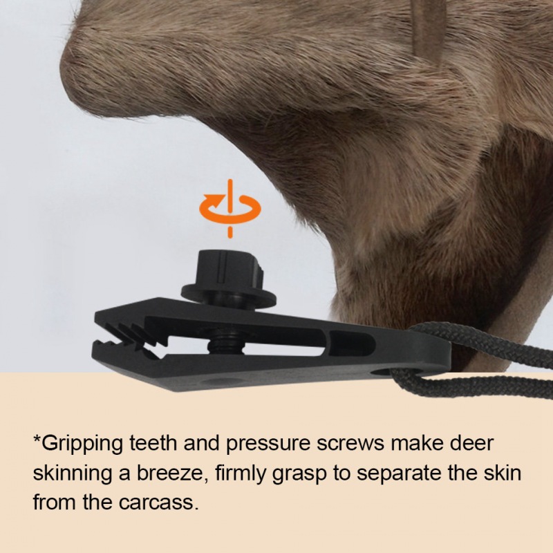Animal Skinning Drying Frame Clip Tools(10 clips & 10-meter rope)