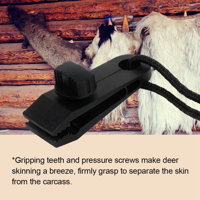 Animal Skinning Drying Frame Clip Tools(10 clips & 10-meter rope)