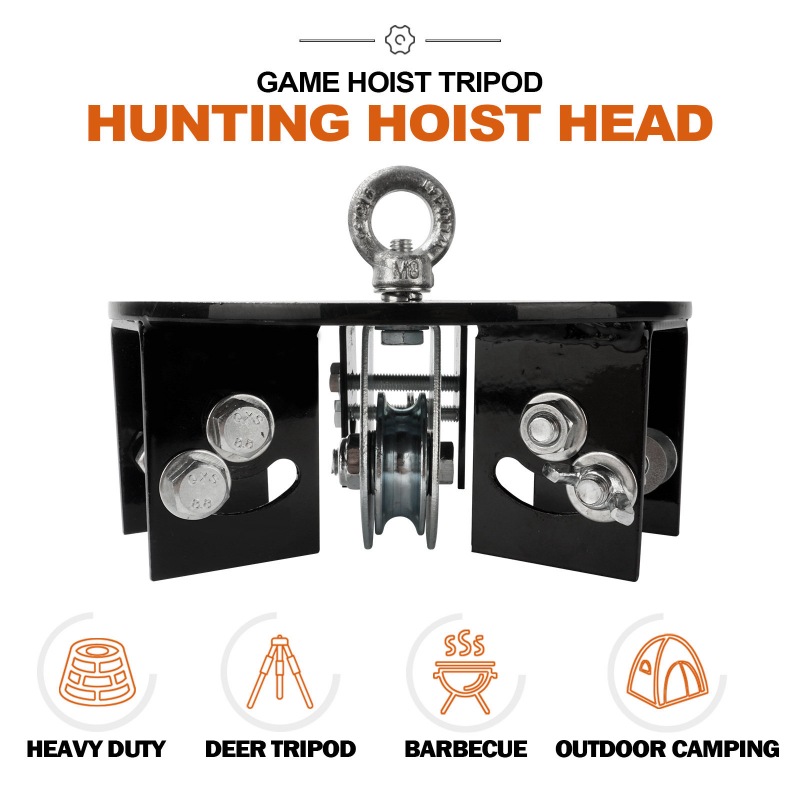 Tripod Game Hoist Head