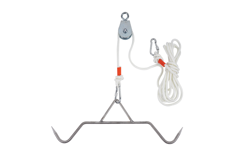 Hunting Game Pulley Hoist Lift System(White)