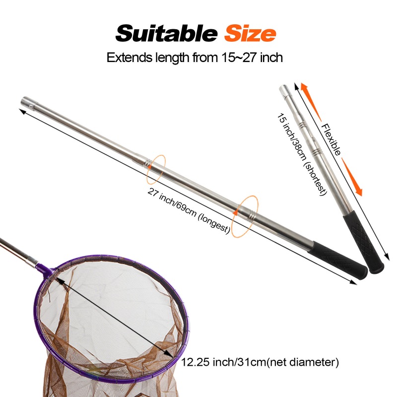Snake Catcher Net(Extendable & Detachable)