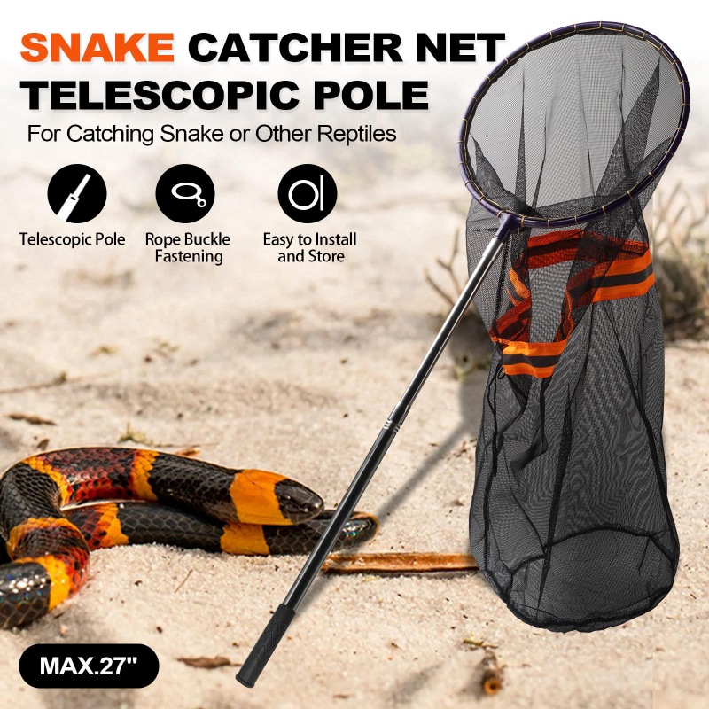 New Snake Catcher Net(Extendable & Detachable)