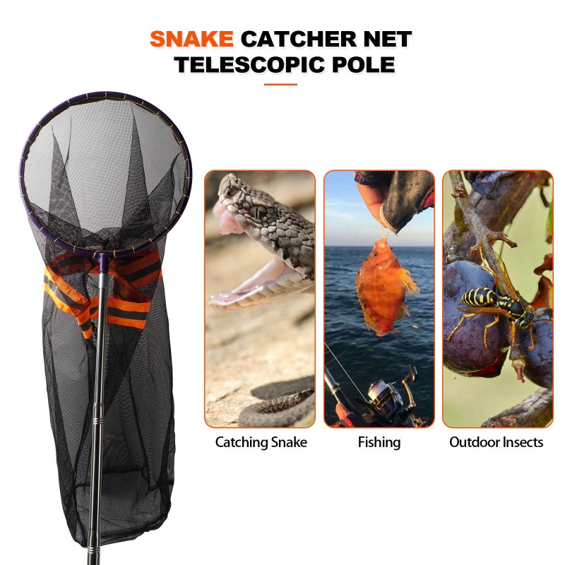 New Snake Catcher Net(Extendable & Detachable)