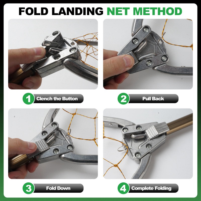 Animal Catch Net with LED Light Kit(Extendable and Foldable)