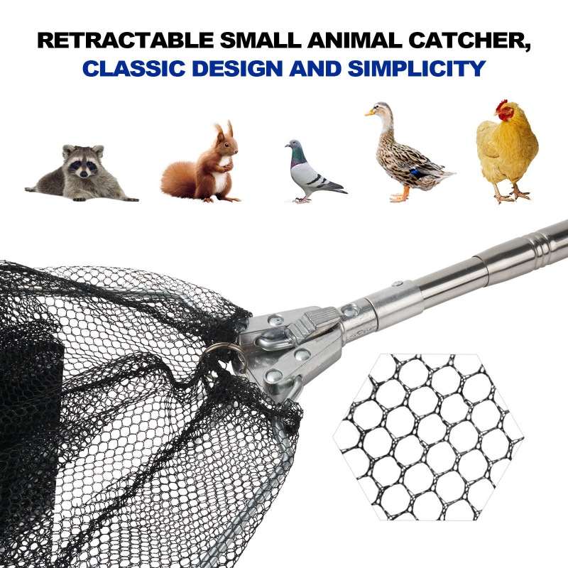 Animal Cather Net with Chicken Leg Hook Kit