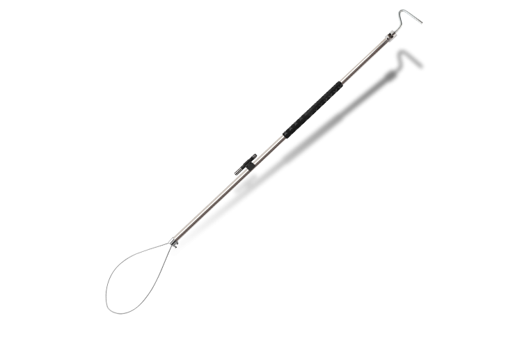 Dog Catch Pole(Black Non-Slip Sheath, LED light)