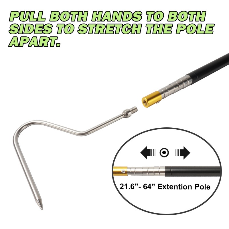 Snake Hook(Extend to 64inch) 