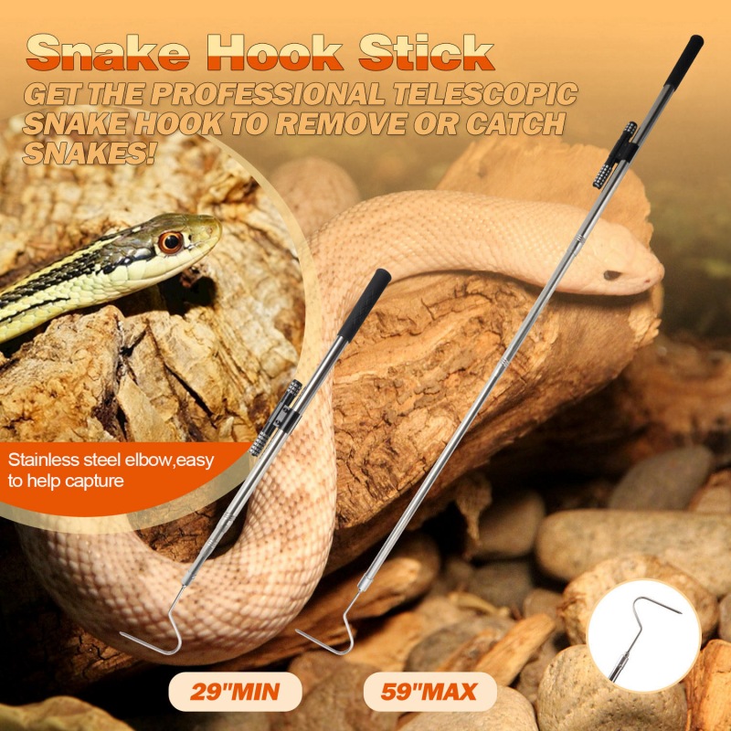 Extendable Snake Hook with LED