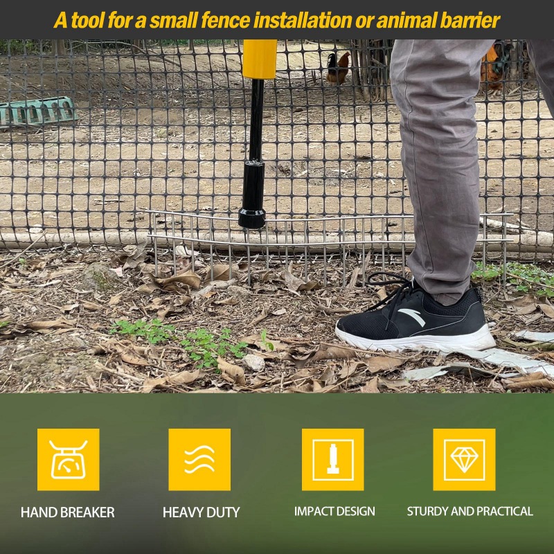 Animal Barrier Fence Installation Hammer Tool