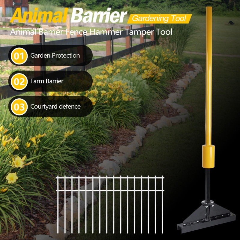 Animal Barrier/Fence Hammer Tamper Tool
