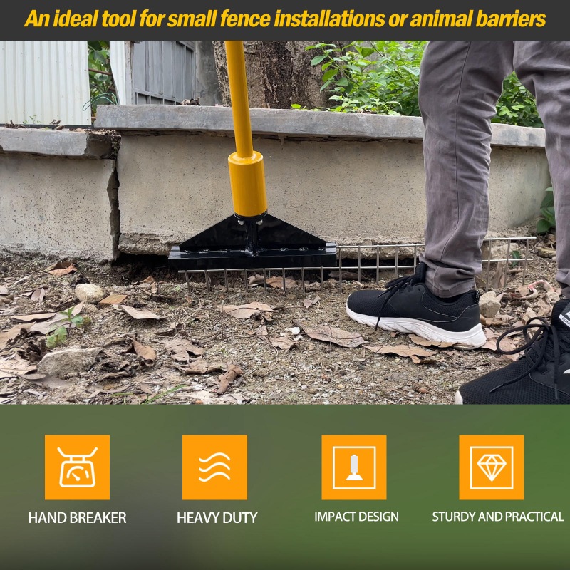 Animal Barrier/Fence Hammer Tamper Tool