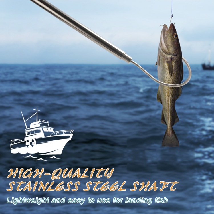Elevating Your Catch: The Foam Grip Stainless Steel Fishing Gaff