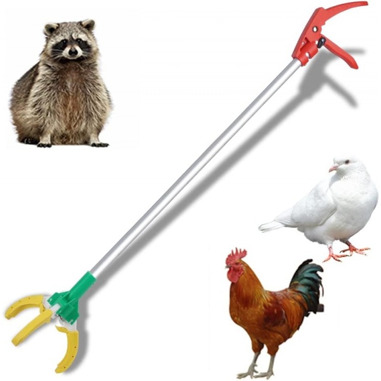 Effortless and Gentle: The Soft-Claw Chicken Catcher Pole for Poultry Handling