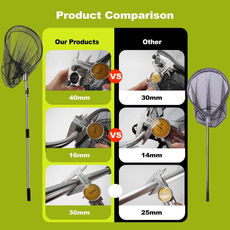 Heavy-Duty Dog Catch Net Pole and Wildlife Control Tool - Versatile for Various Animals and Wildlife
