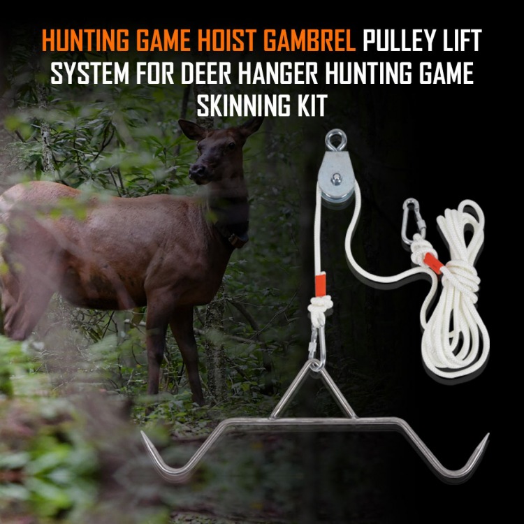 Streamlining Game Processing: The Hunting Game Hoist Gambrel Pulley Lift System