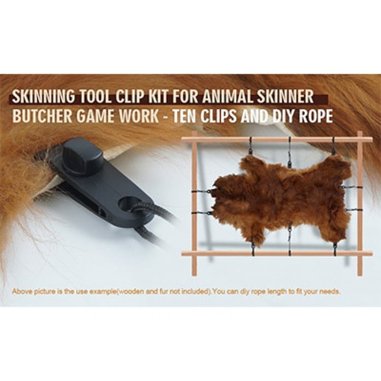 Optimizing Hide Preservation with Animal Skinning Drying Frame Clip Tools