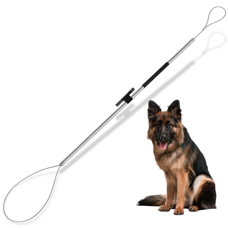 Animal Control Pole Dog Catch Rod Noose Holder Tool for Medium Large 