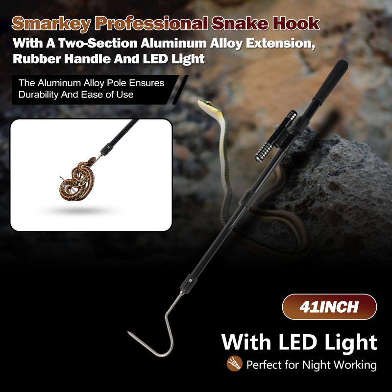 Snake Catcher Hook Stick Tongs Catch 