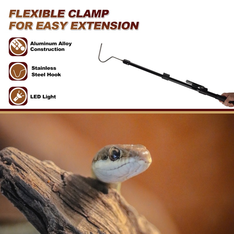 Snake Catcher Hook Stick Tongs Catch 
