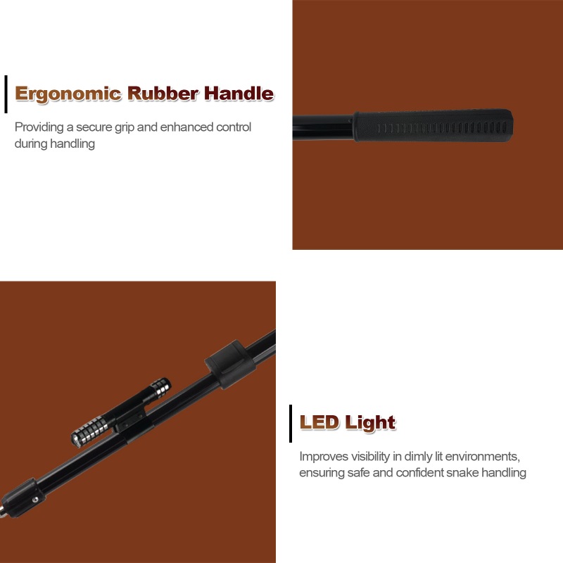 Snake Catcher Hook Stick Tongs Catch 